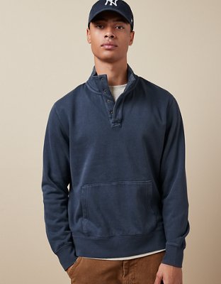 Mock discount collar sweatshirt