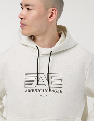 American eagle hoodie white sale