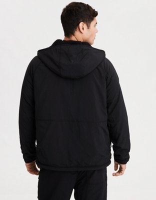 Мужские куртки American Eagle AE Reversible Sherpa Zip-Up Jacket — фото 3