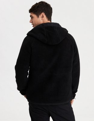 Мужские куртки American Eagle AE Reversible Sherpa Zip-Up Jacket — фото 2