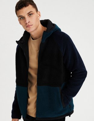 AE Reversible Sherpa Zip-Up Jacket