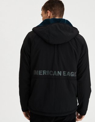 AE Reversible Sherpa Zip-Up Jacket