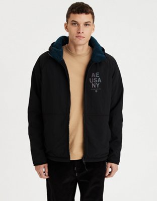 Veste réversible à fermeture à glissière en Sherpa AE