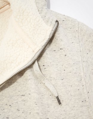 AE Cozy Sherpa Lined Fleece Zip-Up Hoodie