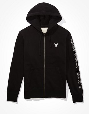 AE Fleece Zip-Up Graphic Hoodie