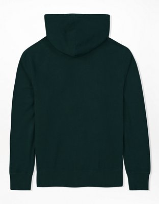 ae fleece graphic zip up hoodie