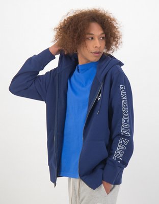 AE Fleece Graphic Zip-Up Hoodie