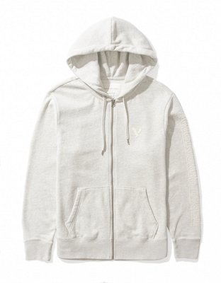 AE Hoodie de fleece con cierre y gráfico