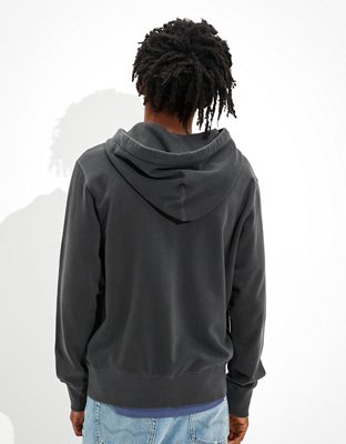 AE Super Soft Fleece Icon Zip-Up Hoodie | American Eagle