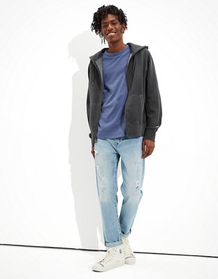 Мужские худи American Eagle AE Super Soft Fleece Icon Zip-Up — фото 2