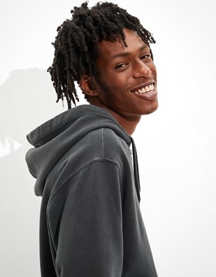 Мужские худи American Eagle AE Super Soft Fleece Icon Zip-Up — фото 5