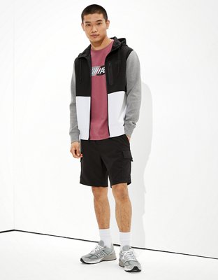 Мужские худи American Eagle AE Active 24/7 Color-Block Zip-Up — фото 4