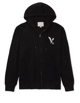 Мужские худи American Eagle AE Logo Graphic Zip-Up — фото 3
