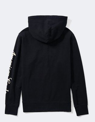 AE Logo Graphic Zip-Up Hoodie
