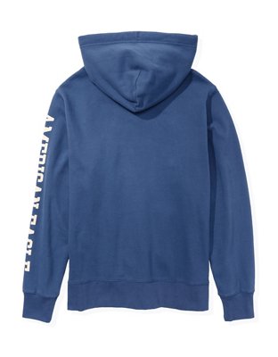 AE Logo Graphic Zip-Up Hoodie