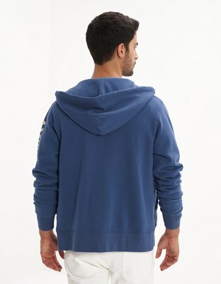 AE Logo Graphic Zip-Up Hoodie