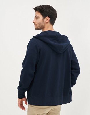 AE Logo Graphic Zip-Up Hoodie