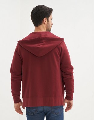 AE Logo Graphic Zip-Up Hoodie