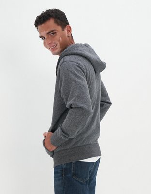 AE Graphic Heather Zip-Up Hoodie