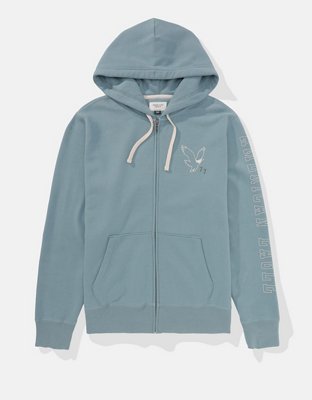 AE Logo Graphic Full-Zip Hoodie