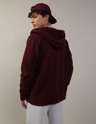 AE Logo Graphic Zip-Up Hoodie