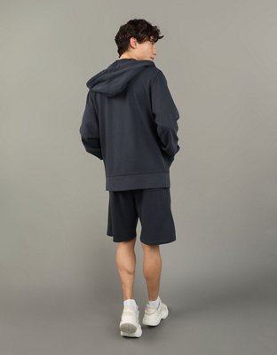 AE Fleece Logo Graphic Zip-Up Hoodie