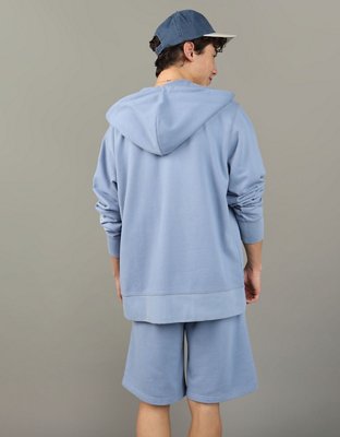 AE Fleece Logo Graphic Zip-Up Hoodie