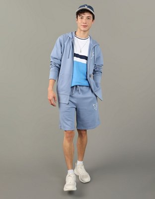 AE Fleece Logo Graphic Zip-Up Hoodie