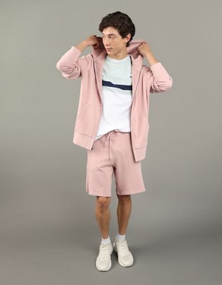 AE Fleece Logo Graphic Zip-Up Hoodie