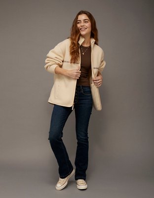 AE Zip-Up Sherpa Jacket