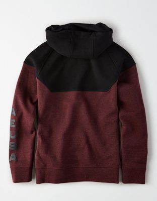 Мужские худи American Eagle AE Mixed Fabric Zip-Up — фото 5