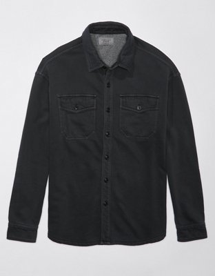 Мужские куртки American Eagle AE Heritage Fleece Shirt Jacket — фото 3