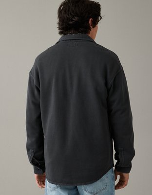 Мужские куртки American Eagle AE Heritage Fleece Shirt Jacket — фото 2