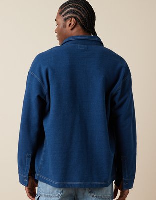 Мужские куртки American Eagle AE Fleece Trucker Shirt Jacket — фото 2