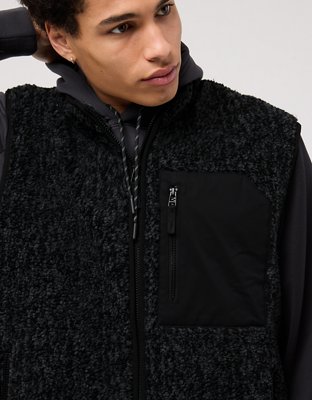 Мужские жилеты American Eagle AE 24/7 Sherpa Fleece Vest — фото 5