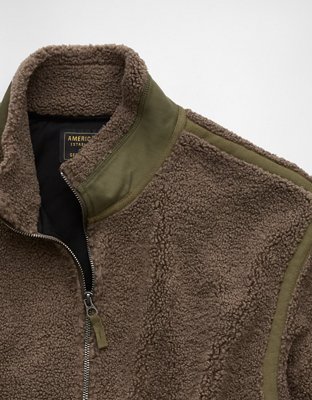 Мужские куртки American Eagle AE Zip-Up Sherpa Jacket — фото 6