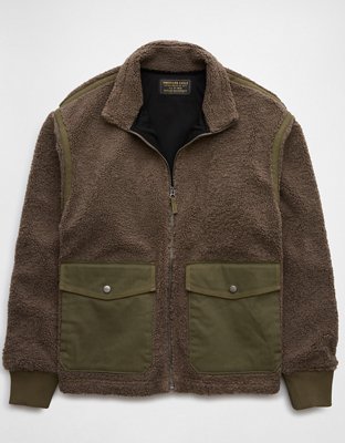 Мужские куртки American Eagle AE Zip-Up Sherpa Jacket — фото 3