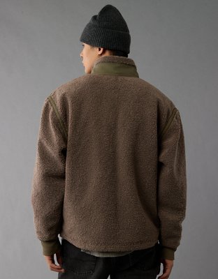 Мужские куртки American Eagle AE Zip-Up Sherpa Jacket — фото 2