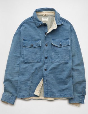 AE Indigo Shacket