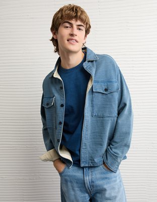 AE Indigo Shacket