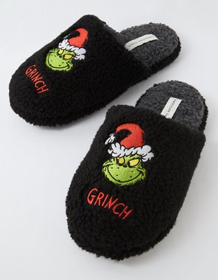AE Grinch Fleece Slipper