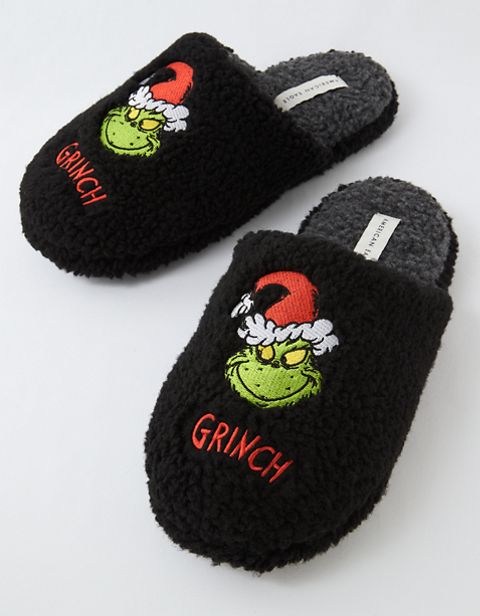 Мужские тапочки American Eagle AE Grinch Fleece Slipper