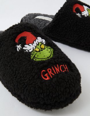 AE Grinch Fleece Slipper