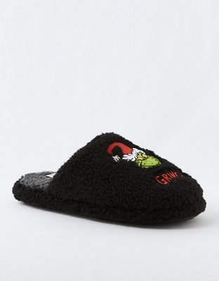 AE Grinch Fleece Slipper