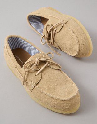 AE Men's Leather Boat Shoe