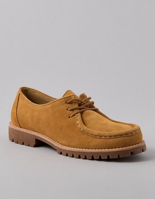 AE Footgear Y2K American Eagle Lug Sole Brown Men’s Sz 10 Leather Chunky Vintage American Eagle Shoes | eBay main image 2