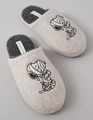 AE Pantuflas de Snoopy en Halloween para Hombre
