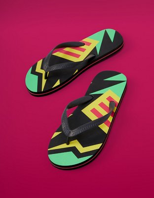 AE x Jorge Campos Flip Flops