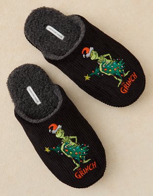 AE Grinch Corduroy Slipper