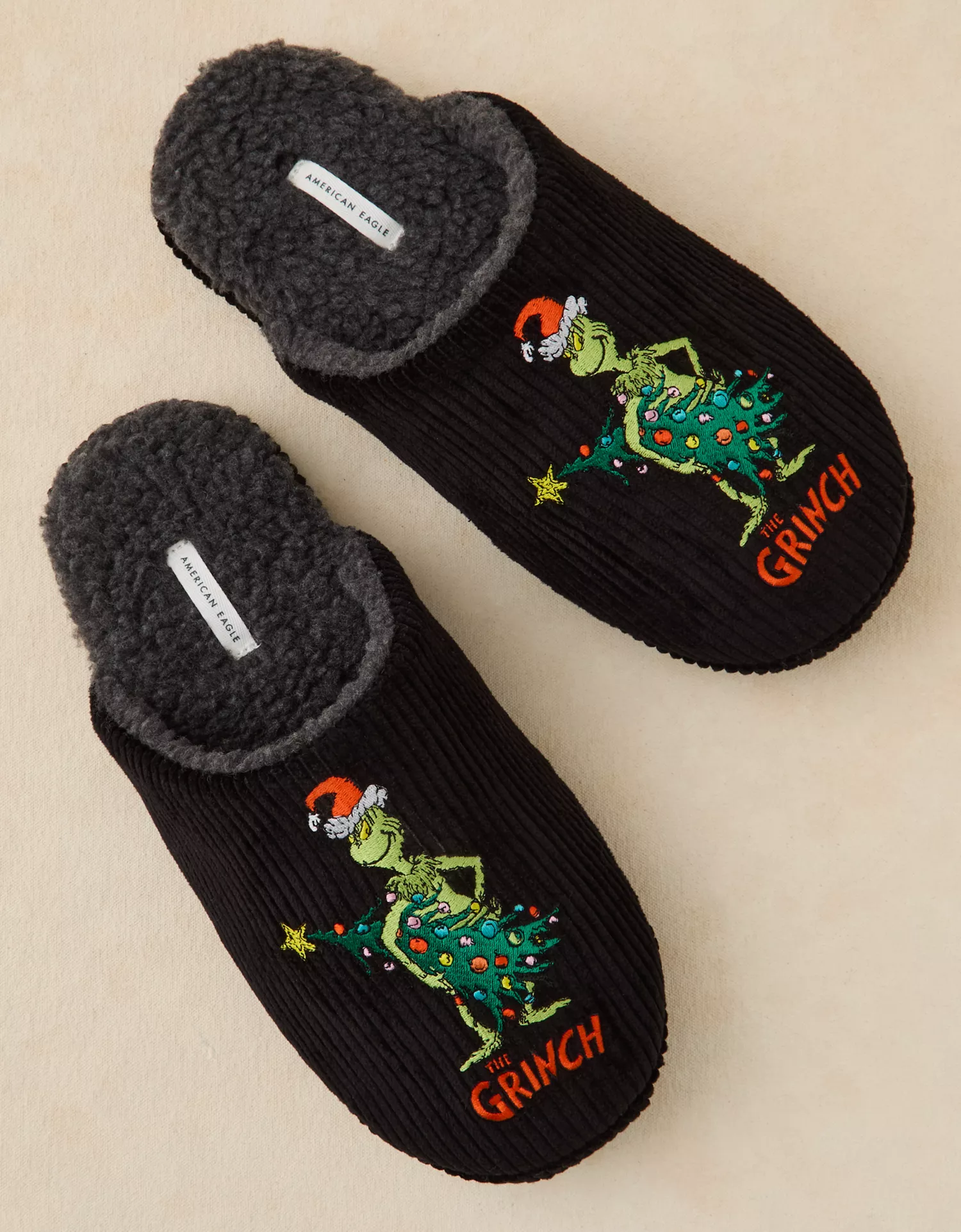 AE Grinch Corduroy Slipper - thumbnail 2